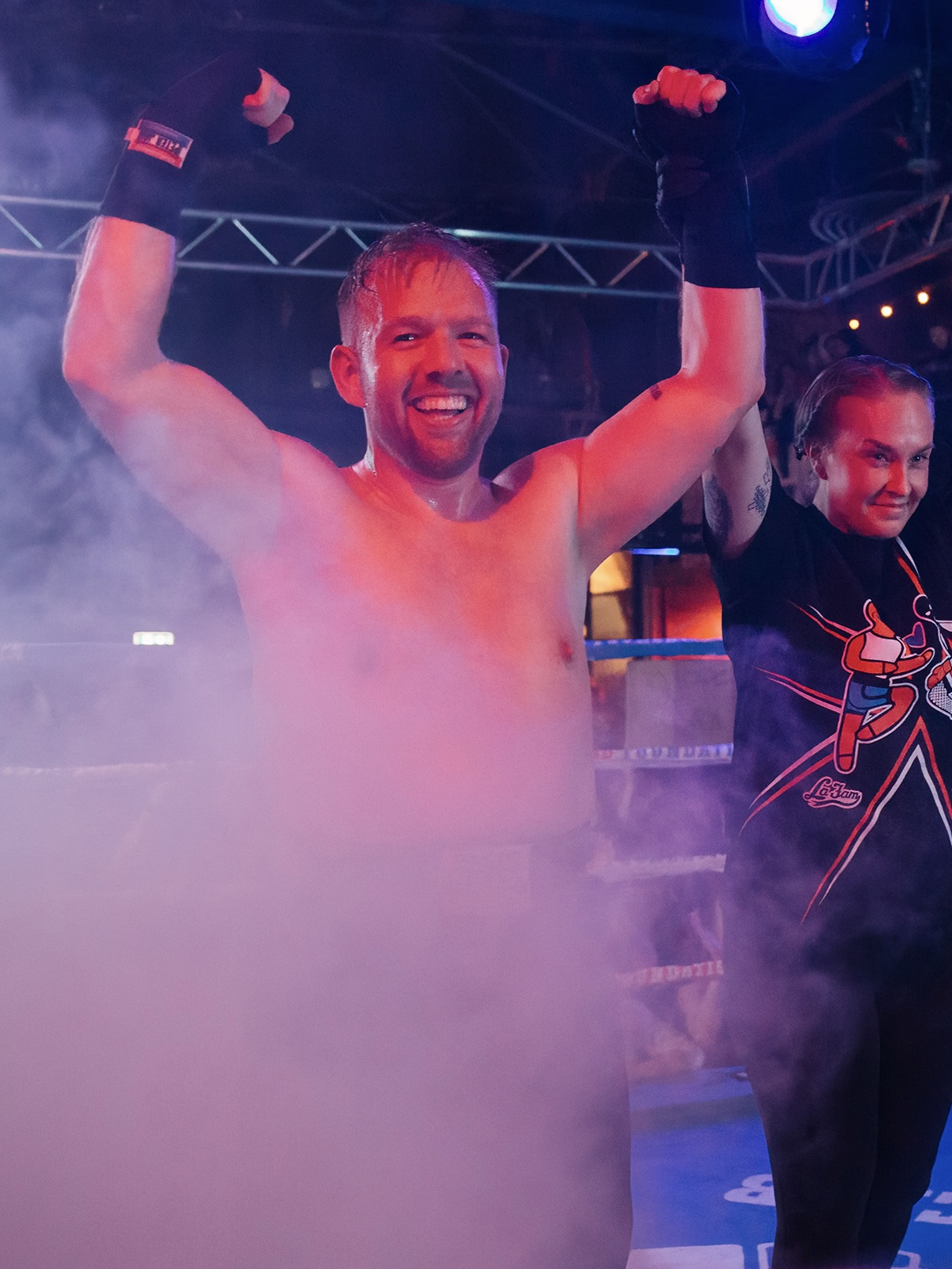 Funs Jacobs won his first boxing match